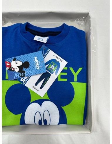 Pigiama bambino a manica lunga in caldo cotone MICKEY MOUSE