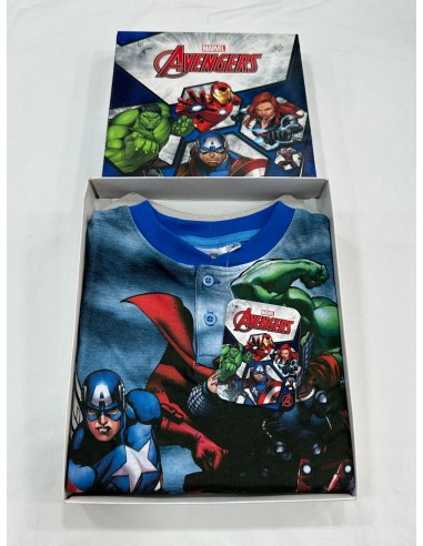 Pigiama bambino a manica lunga in cotone AVENGERS