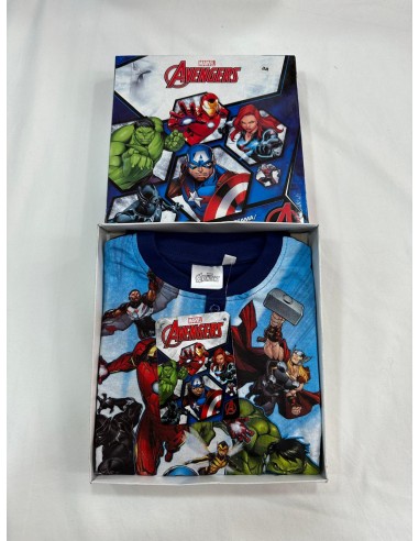 Pigiama bambino a manica lunga in cotone AVENGERS