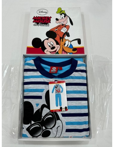 Pigiama bambino a manica lunga in cotone MICKEY MOUSE