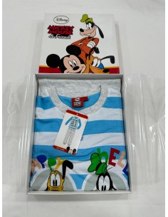 Pigiama bambino a manica lunga in cotone MICKEY MOUSE