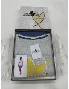Pigiama donna a manica corta in cotone YOU&ME