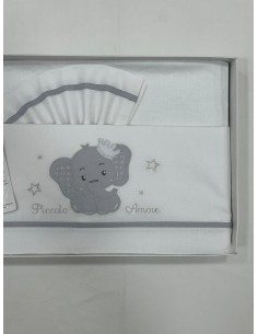 Lenzuolino lettino neonato in cotone DOLCI SOGNI 2