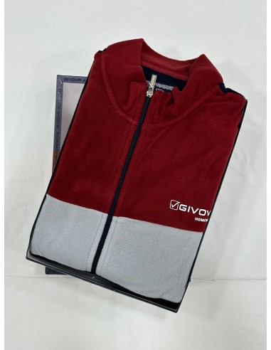 Pigiama uomo full zip a manica lunga in pile GIVOVA