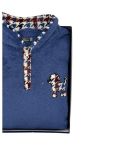 Pigiama donna a manica lunga in coral VANUÈ 2