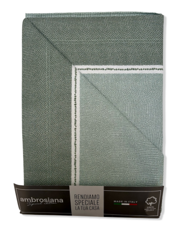 Completo lenzuola piazza singola a fantasia in cotone AMBROSIANA special edition
